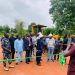Sen Jarigbe inaugurating the 65 kilometers Alifokpa-Yache road in Yala on Saturday in Yala local government area of Cross River